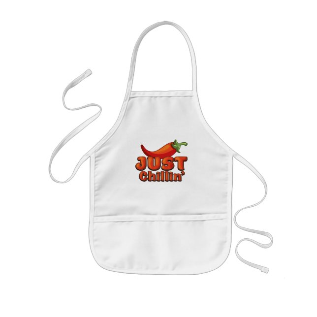 Just Chillin' Kids Apron (Front)