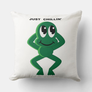 JUST CHILLIN' THROW PILLOW