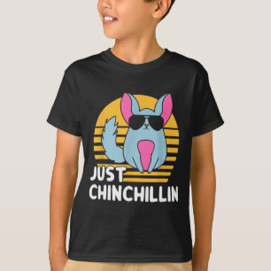 Just Chinchillin Pet Lover Animal Vintage  T-Shirt
