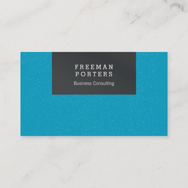 Just clear and masculin business card (Back)