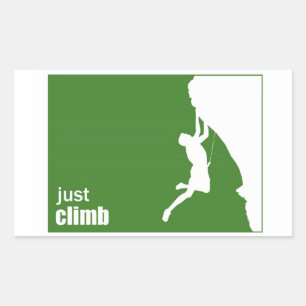 Just Climb Sticker