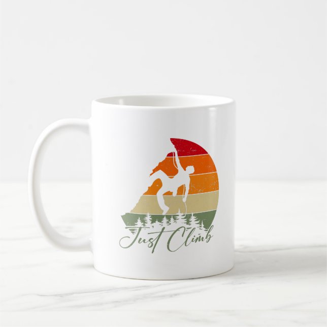 Just climb T-Shirt Coffee Mug (Left)