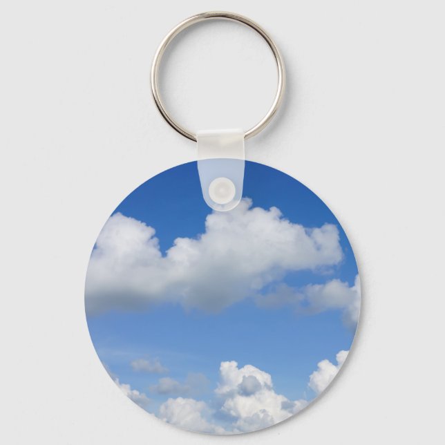 Just Clouds Keychain (Front)