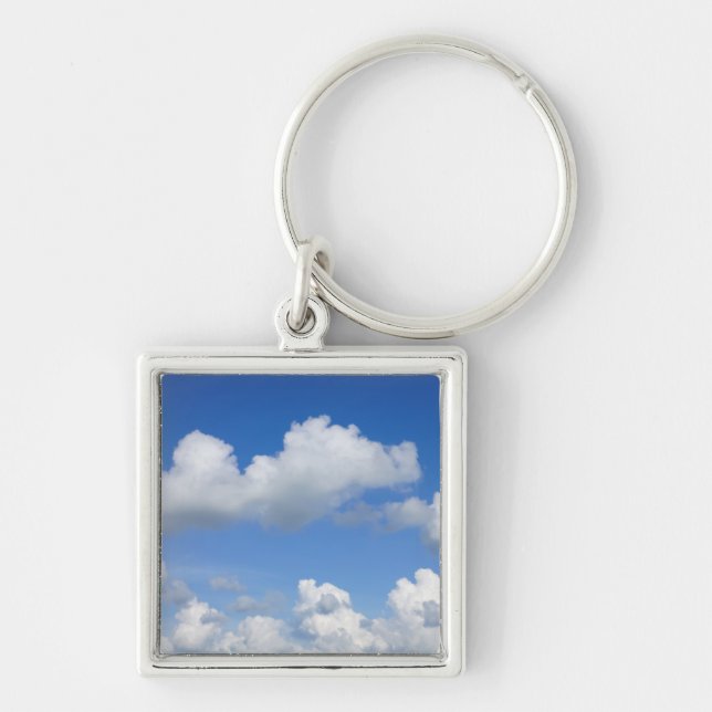 Just Clouds Keychain (Front)