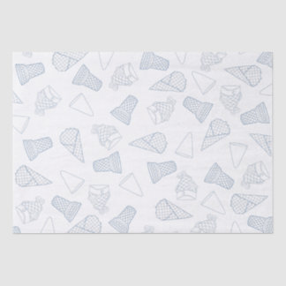 Just Cones Blue Tissue Paper