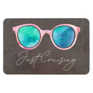 Just Crusing Fun Cabin Door Stateroom Cruising Magnet