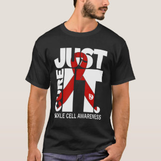 Just Cure Sickle Cell Awareness Ribbon Hoodie T-Shirt