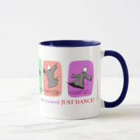 'Just Dance' 11oz Tasse de café