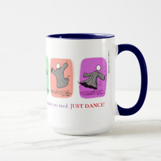'Just Dance' 15oz Café Mug