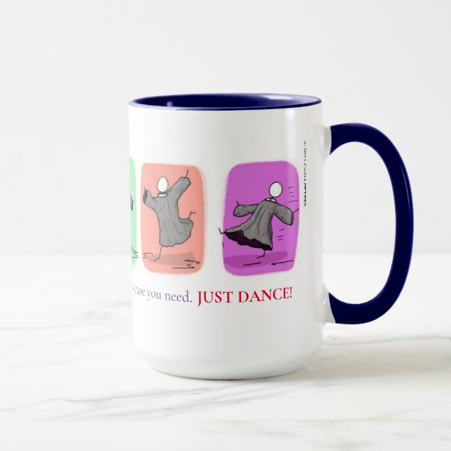 'Just Dance' 15oz Coffee Mug (Right)
