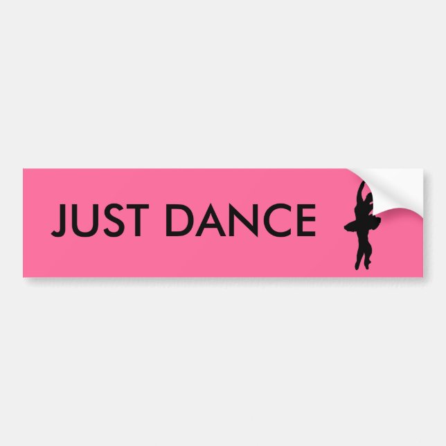 JUST DANCE BUMPER STICKER (Front)