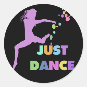 JUST DANCE CLASSIC ROUND STICKER