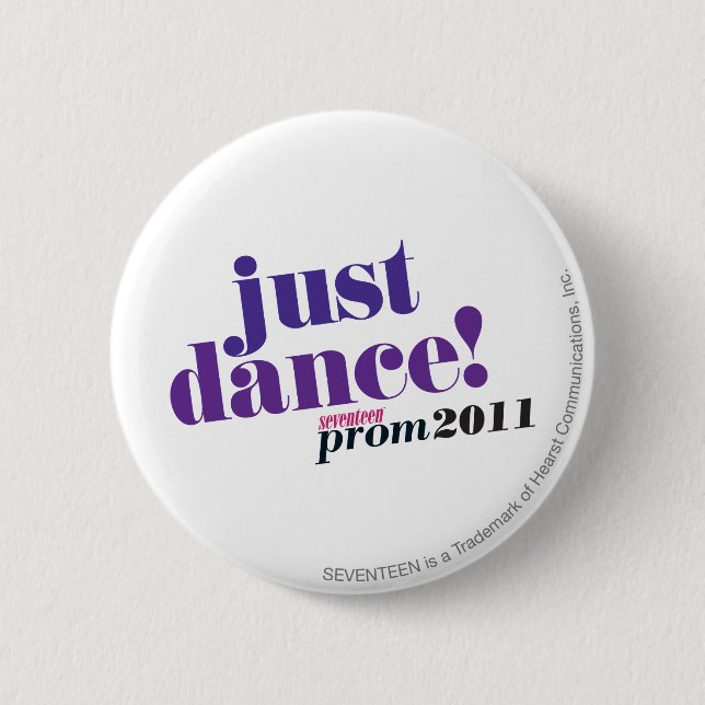 Just Dance - Purple 2 Inch Round Button (Front)