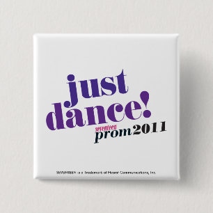 Just Dance - Purple 2 Inch Square Button