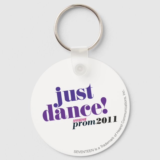 Just Dance - Purple Keychain (Front)