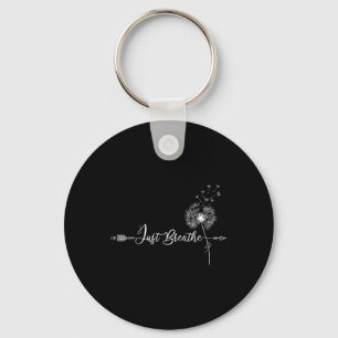 Just Dandelion Tattoo Arrow Breathing Dandelion Fl Keychain