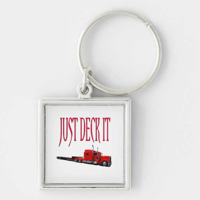 Just Deck It Keychain (Front)
