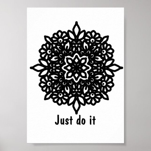 Just do it. Print, Value Poster Paper (Matte) (Front)