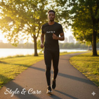 Just Do It Text Statement Customizable Dark