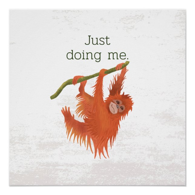 Just doing me poster (Front)