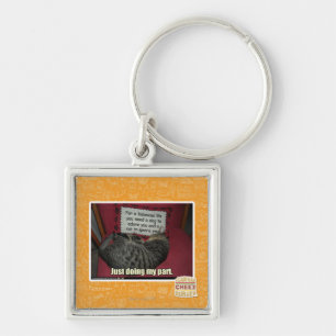 Just doing my part. keychain