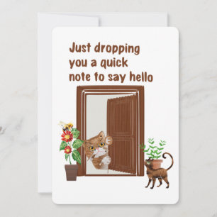 Just dropping by to say helle! holiday card