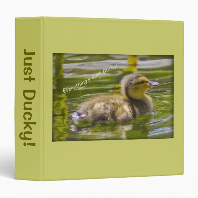 Just Ducky Binder (Front/Spine)
