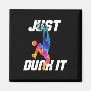Just Dunk It! Basketball Player Slam Dunk Magnet