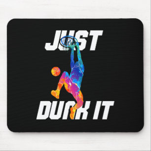 Just Dunk It! Basketball Player Slam Dunk Mouse Pad