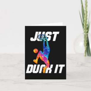 Just Dunk It! Bysketbyll Player Slam Dunk  Card
