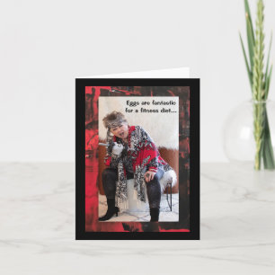 Just eggs or something else Folded Greeting Card