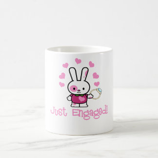 Just Engaged Cute Bunny w/Ring! Coffee Mug