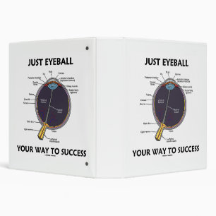 Just Eyeball Your Way To Success Eye Anatomy Humou Binder