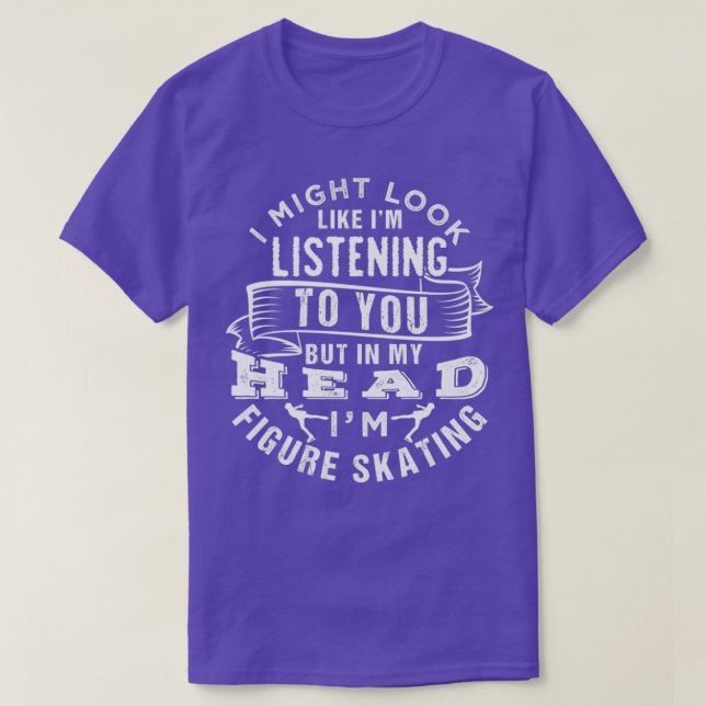 Just Figure Skating T-Shirt (Design Front)