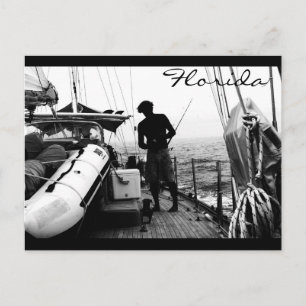 just Fishin' Postcard