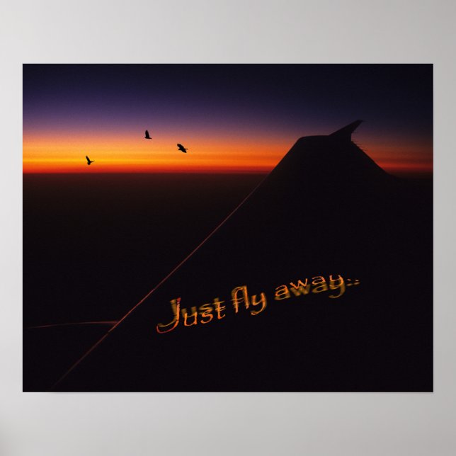 Just Fly Away Poster (Front)