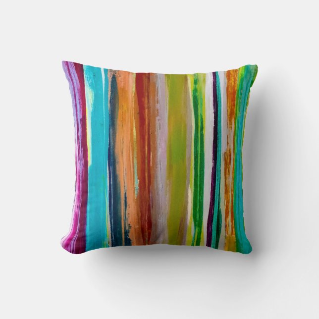 Just For Fun 16 x 16 Poly Throw Pillow (Front)