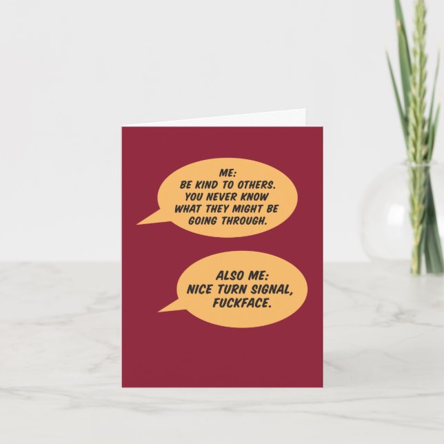 Just for Fun: Be Kind to Others Card (Front)