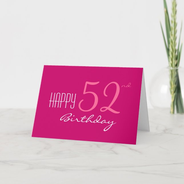 Just For Her At Any Age Birthday Card (Front)