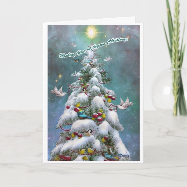 'Just for the Birds' Christmas Card (Front)