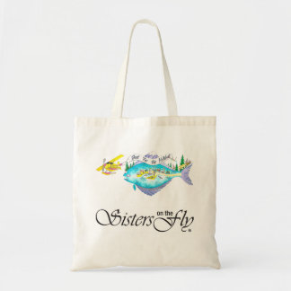 JUST FOR THE HALIBUT CATE BATTLES DESIGN TOTE BAG