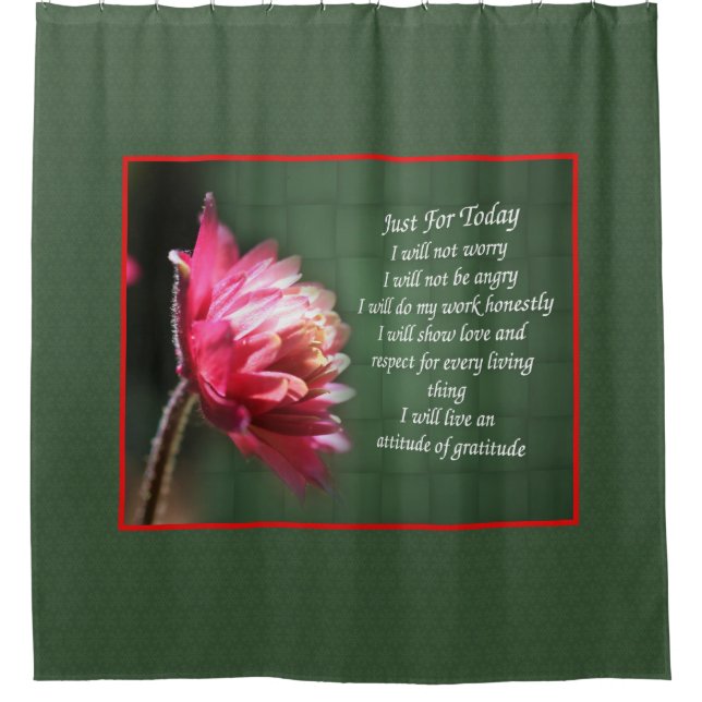 Just For Today Inspirational Floral  (Front)