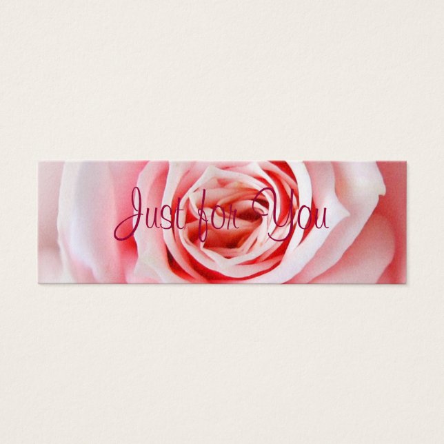 Just for You gift Tag (Front)