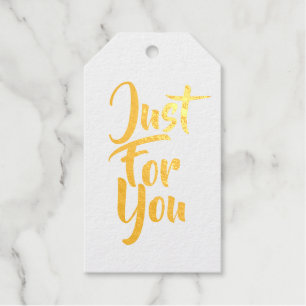 Just For You Personalized Gift Tags