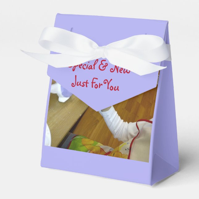 Just For You Tent Favour Box by RoseWrites (Front Side)