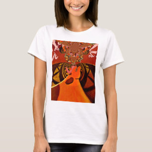 Just Funny Giraffe image design T-Shirt