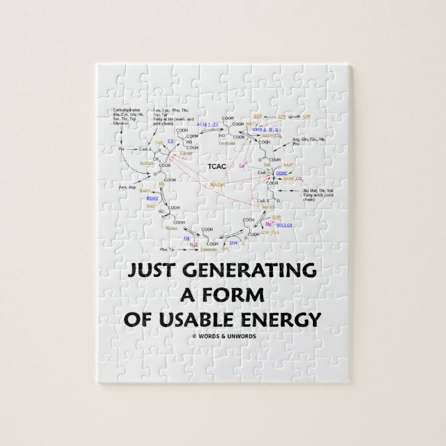Just Generating A Form Of Usable Energy (Krebs) Jigsaw Puzzle (Vertical)