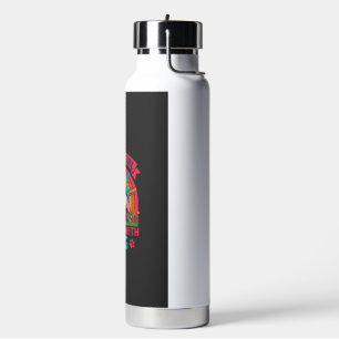 Just Girl Inlove Dog French Bulldog Rainbow Paws Water Bottle
