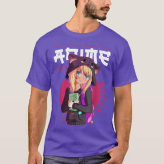 Just Girl Loves Anime Sketching Ramen Manga Otaku  T-Shirt