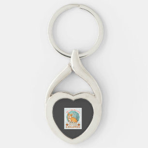 Just Girl Who Loves Corgi Halloween Pumpkins Bats_ Keychain